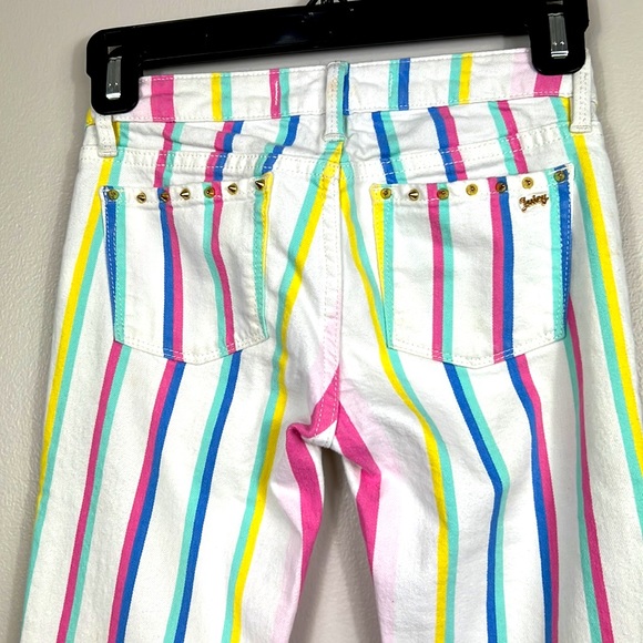 Juicy Couture Stripe Skinny Jeans - Picture 5 of 6